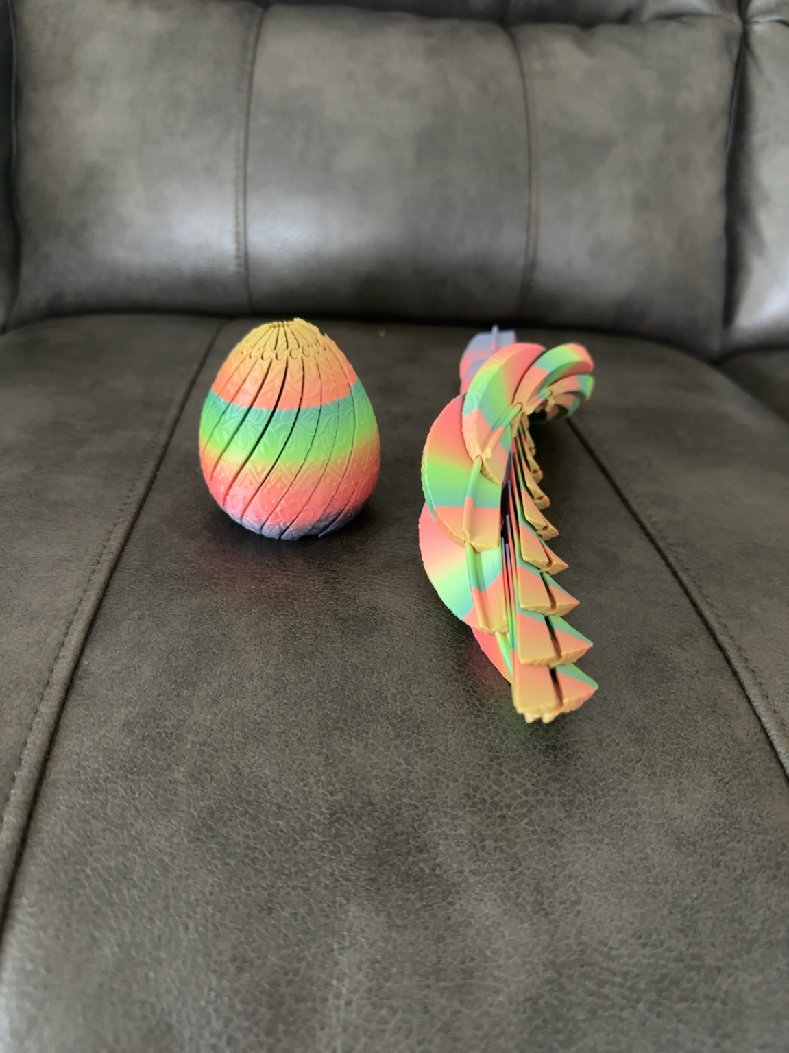 Large Multicolor Egg Fidget